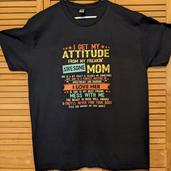ATTITUDE MOM Vinyls Images for Our Custom Made Tees (or Flannels) - Picture 6 of 9